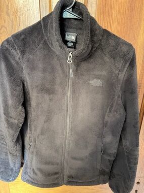 The North Face Black Plush Full-Zip Fleece Jacket